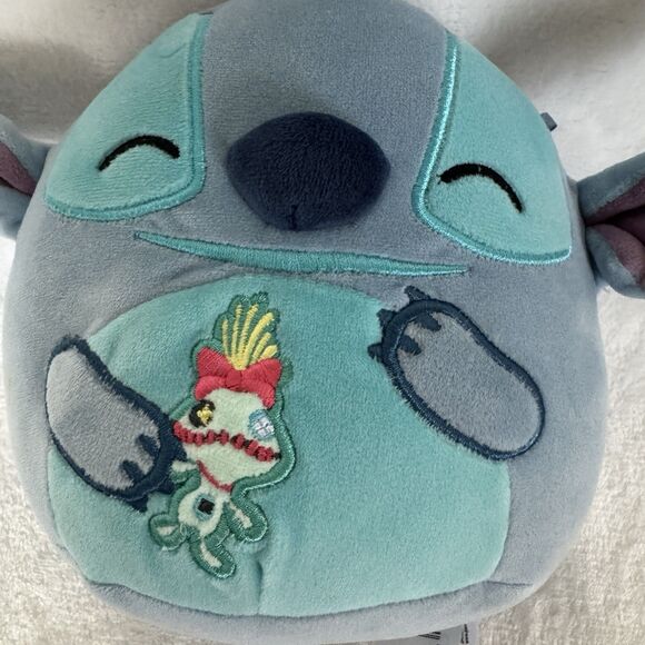 Disney Squishmallow Stitch 8” Hugging Scrump By Jaswares 2022 Cuddly Super Soft - Picture 2 of 9